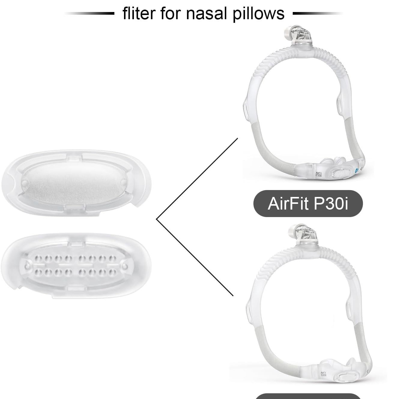 Anti Snore Contour Pillow - 10-30 Packs Replacement AirFit N30i P30i