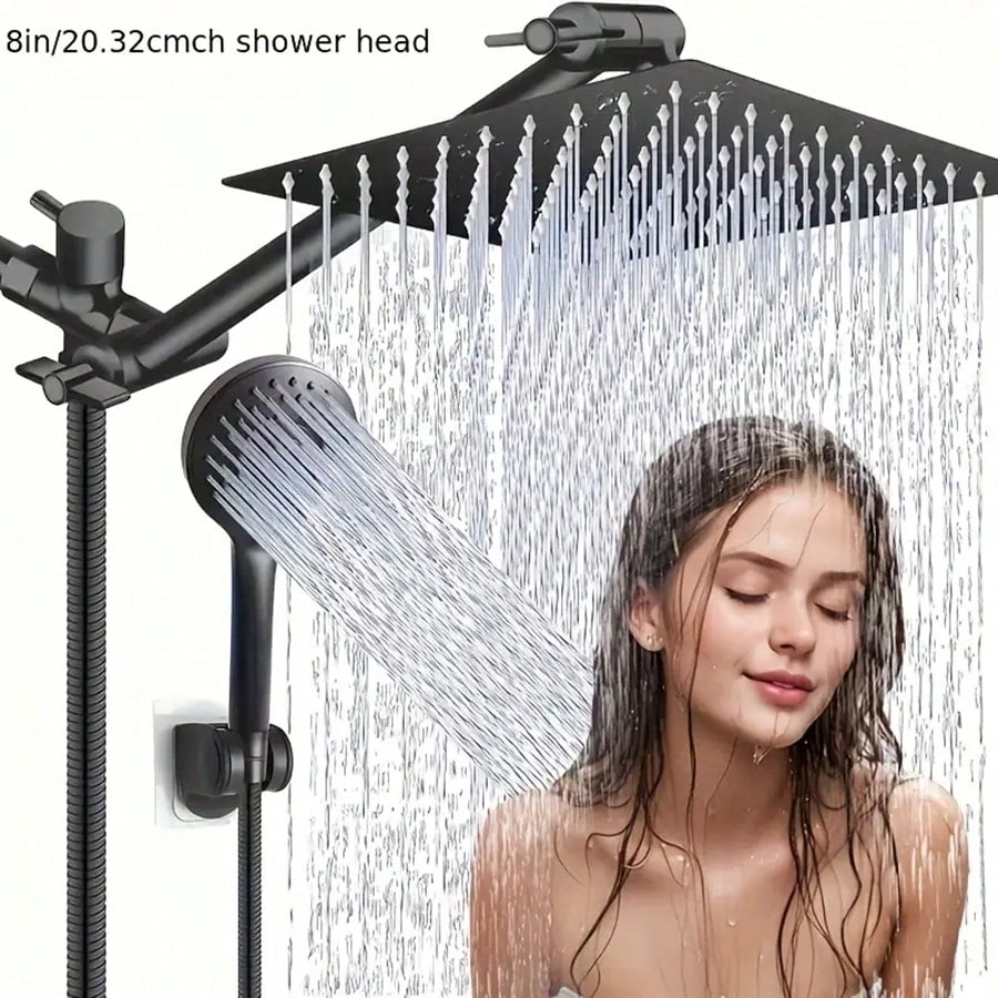 High-Pressure Rainfall Shower  - High Pressure Shower Head Handheld 评论和价格