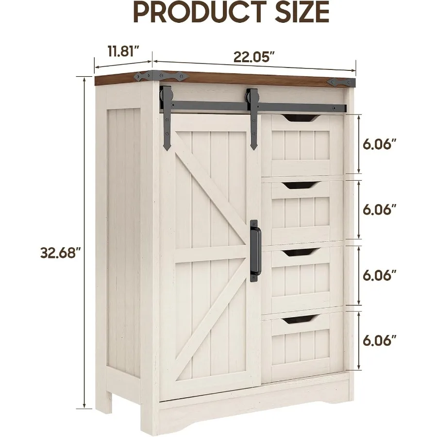 Farmhouse bathroom storage cab - Storage & Organization 评论和价格