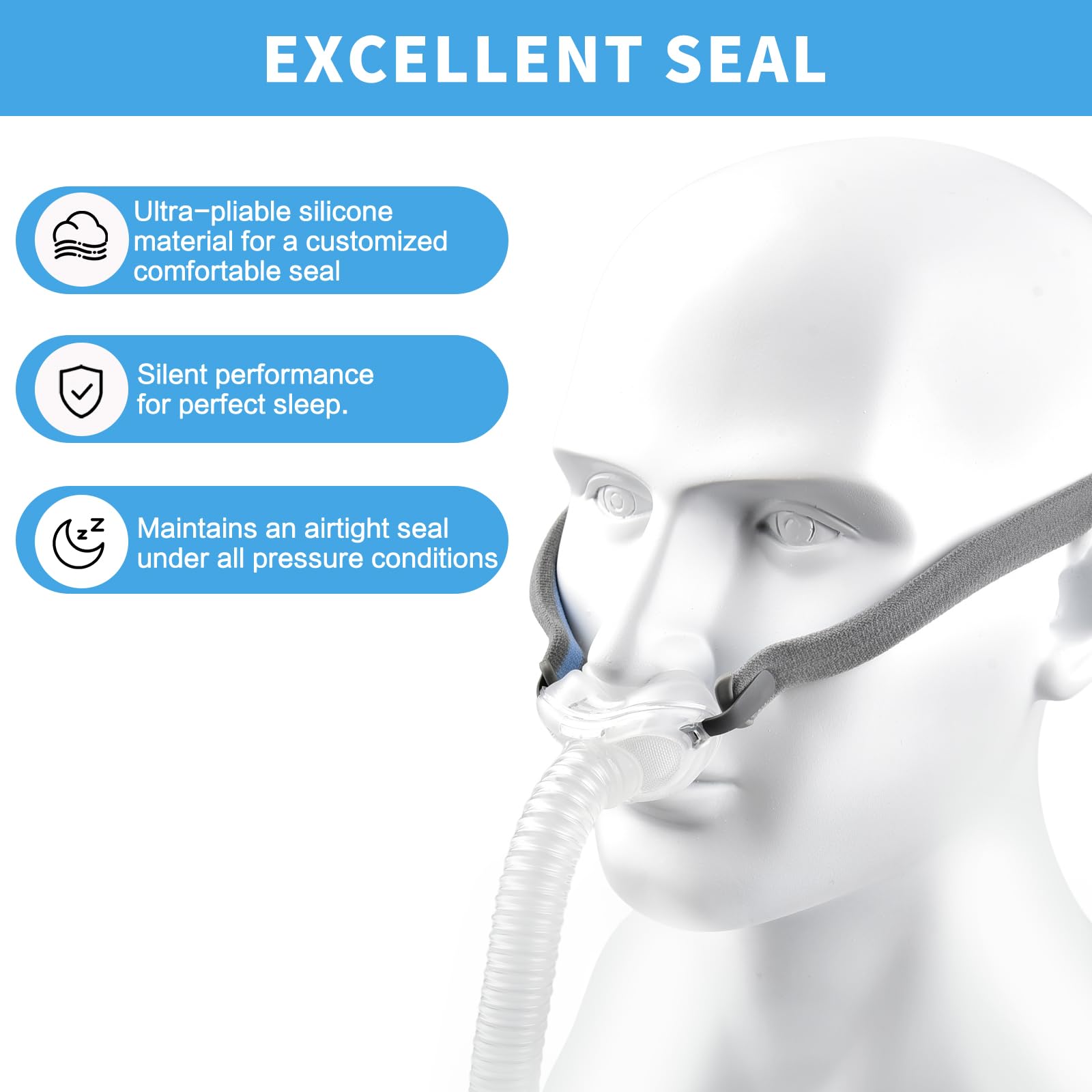 2Pcs P10 Nasal Pillow AirFit P - Anti Snore Contour Pillow 评论和价格