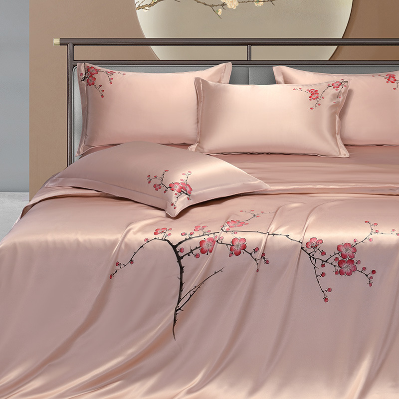 25mm Mulberry Silk Flowers Bed - Aesthetic Floral Duvet Cover 评论和价格