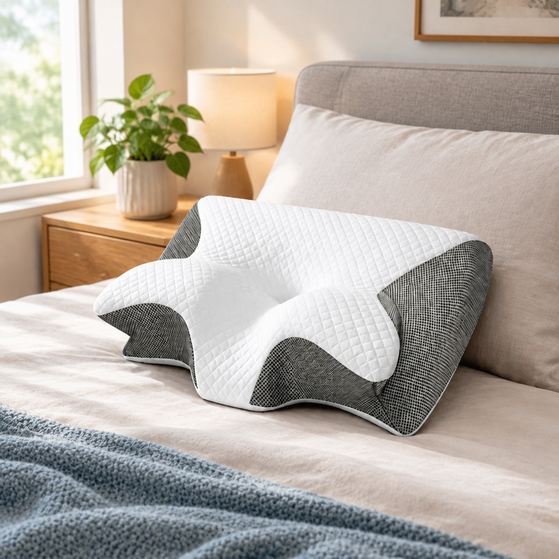 Breathable Orthopedic Memory F - Memory Foam Orthopedic Pillow Neck Pain 评论和价格