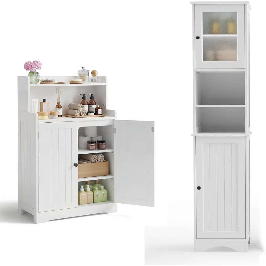 Bathroom storage cabinet combo - Storage & Organization 评论和价格