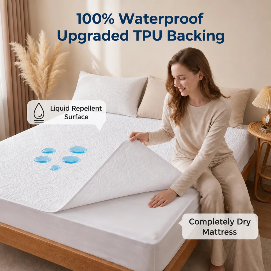 1pc Multi-Color Four-Corner El - Waterproof Mattress Protector Breathable 评论和价格