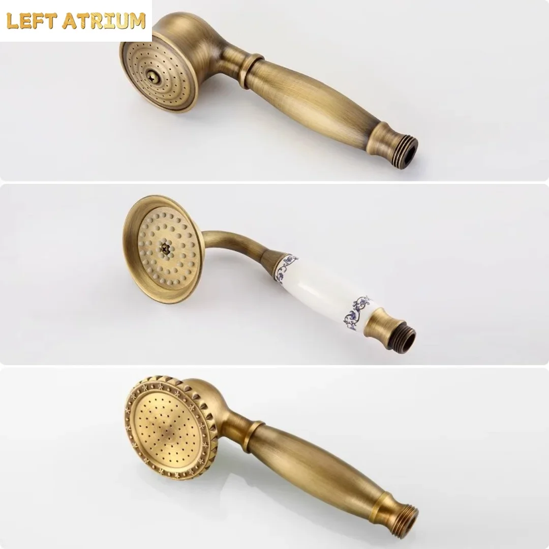 Brass Rose Gold Bathroom Handh - High Pressure Shower Head Handheld 评论和价格