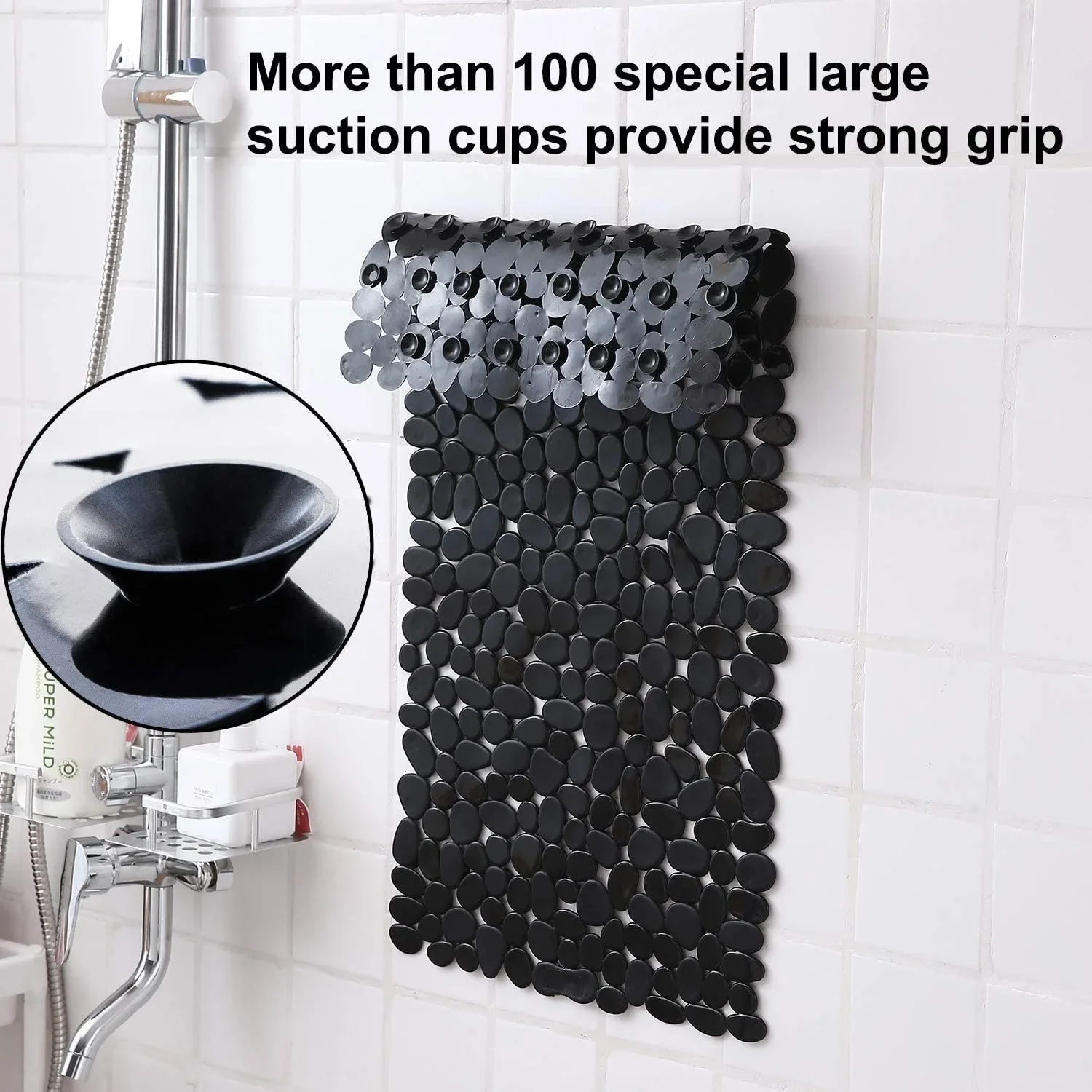 Non-Slip Pebble Shower Mat 40x - Quick Dry Diatomite Bath Mat 评论和价格