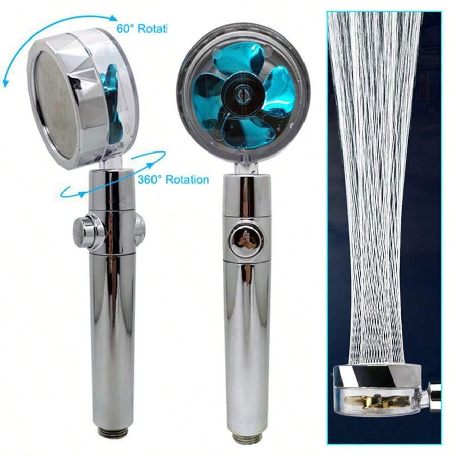 Propeller Driven Shower Head W - High Pressure Shower Head Handheld 评论和价格