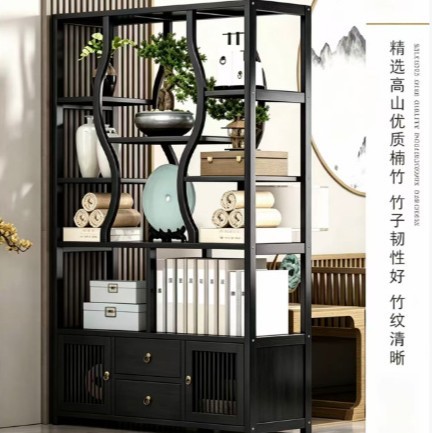 LMM solid wood tea storage rac - Storage & Organization 评论和价格
